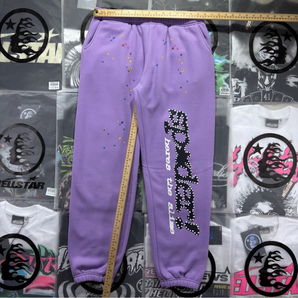 Sp5der Açaí Sweatpant ‘Purple’ - Picture 2 of 4